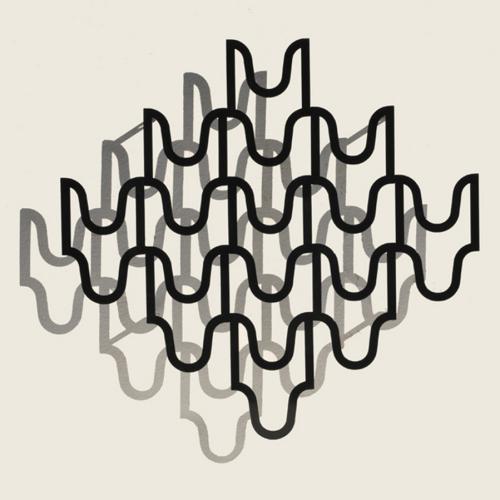 sculpture murale ST-S522 de la série ''Ombres et Lumières'' acier peint- 108x104x9 cm.