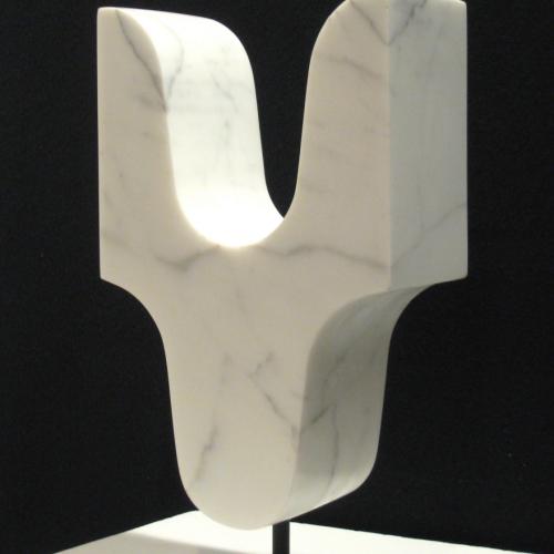 Sculpture ''ST-S472 A'' - marbre de Carrare- dim - 34x19x10 cm