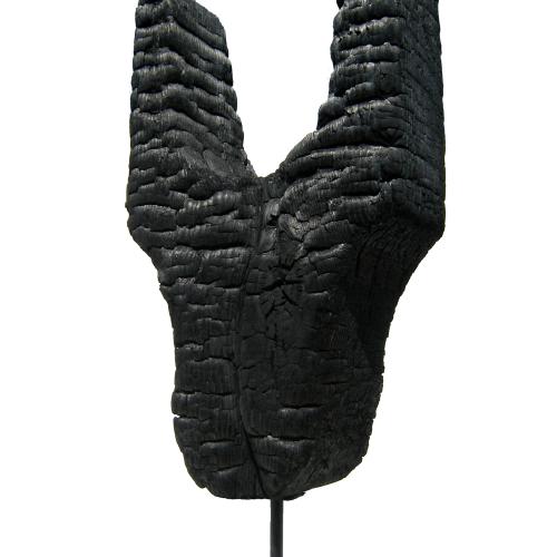 Sculpture de la série “Bois brûlés” - ST-S467 P- 61x28x14 cm