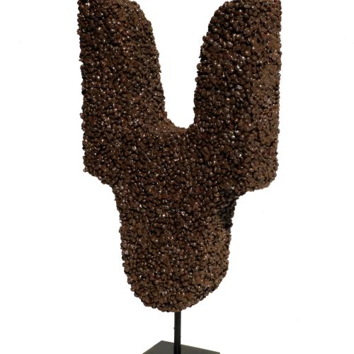 sculpture de la série ''grains de café'' - 64x34x13 cm