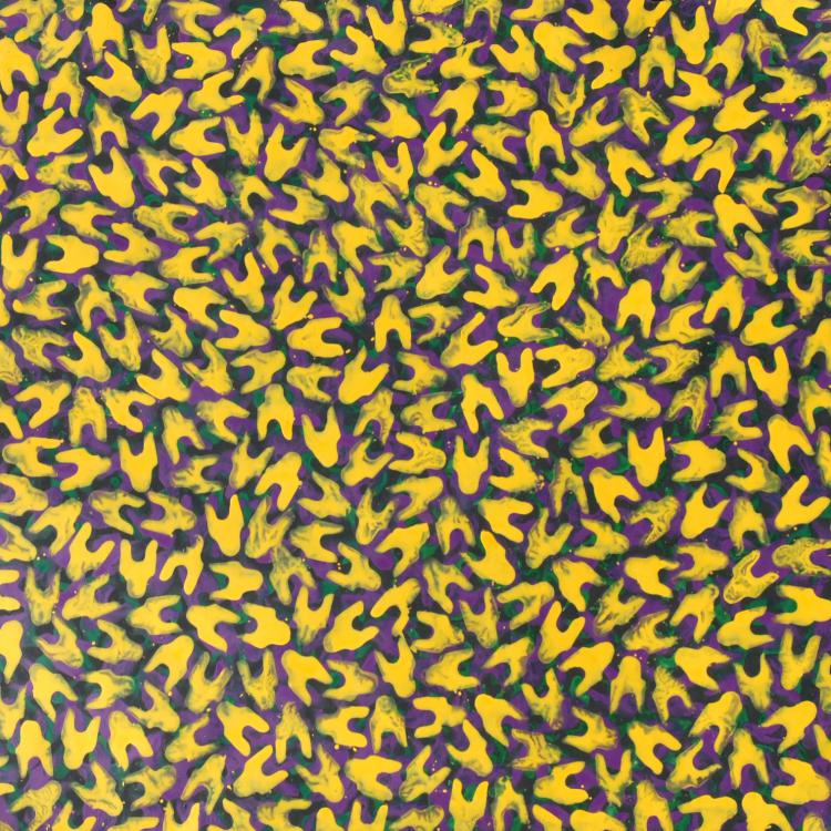 ST-P618 - série ''conscient-inconscient''- peinture sur papier- 70x100 cm ou 100 x70 cm