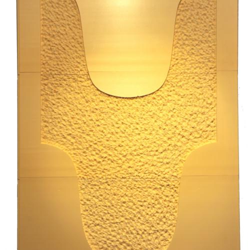 Peinture/tableau de la série « LUX » panneau en polystyrène extrudé sculpté  « ST P707 » R - 180x125 cm