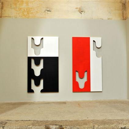 Exposition personnelle en 2010 - ''Sous le Signe'' - vue partielle - Chapelle St. Anne d’Arles.