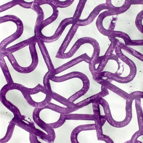 Peinture série ''sans titre''- ST P04 - acrylique sur toile libre- 140 x 75 cm