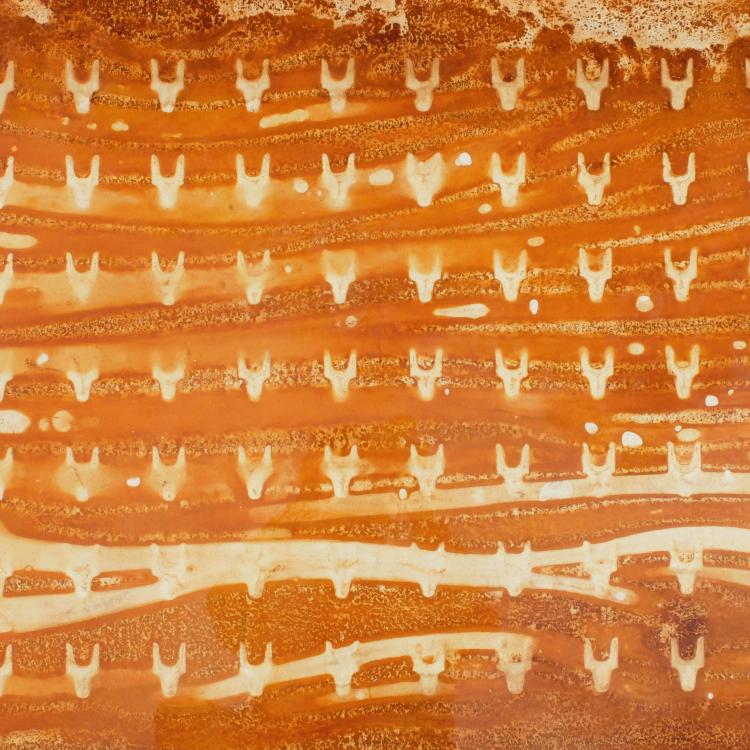 œuvre/papier de la série Papiers rouillés ''ST-P 682-K'' - 70x100 cm